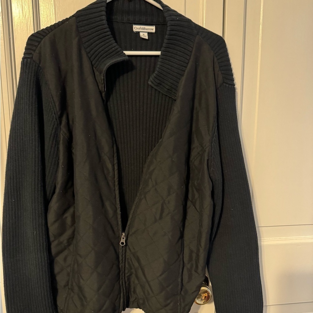 Croft & Barrow Zip up jacket. Mock collar. Light.‎ XL - Picture 5 of 15